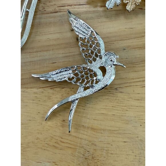 Sarah Coventry Vintage Brooch Set Retro 60's 70's Mid Century, Nature, Grandma C - Picture 3 of 8